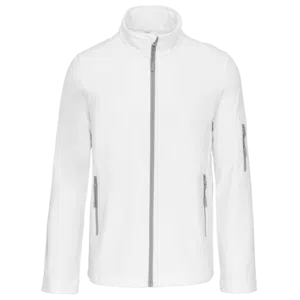 Kariban Softshell jas in White